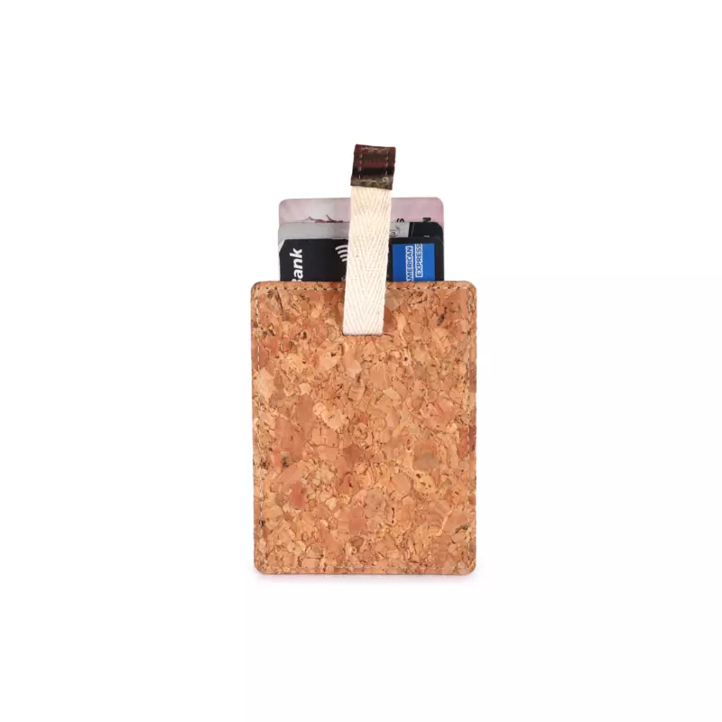 PRINTED CORK CREDITCARD HOLDER 011