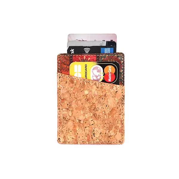 PRINTED CORK CREDITCARD HOLDER 011