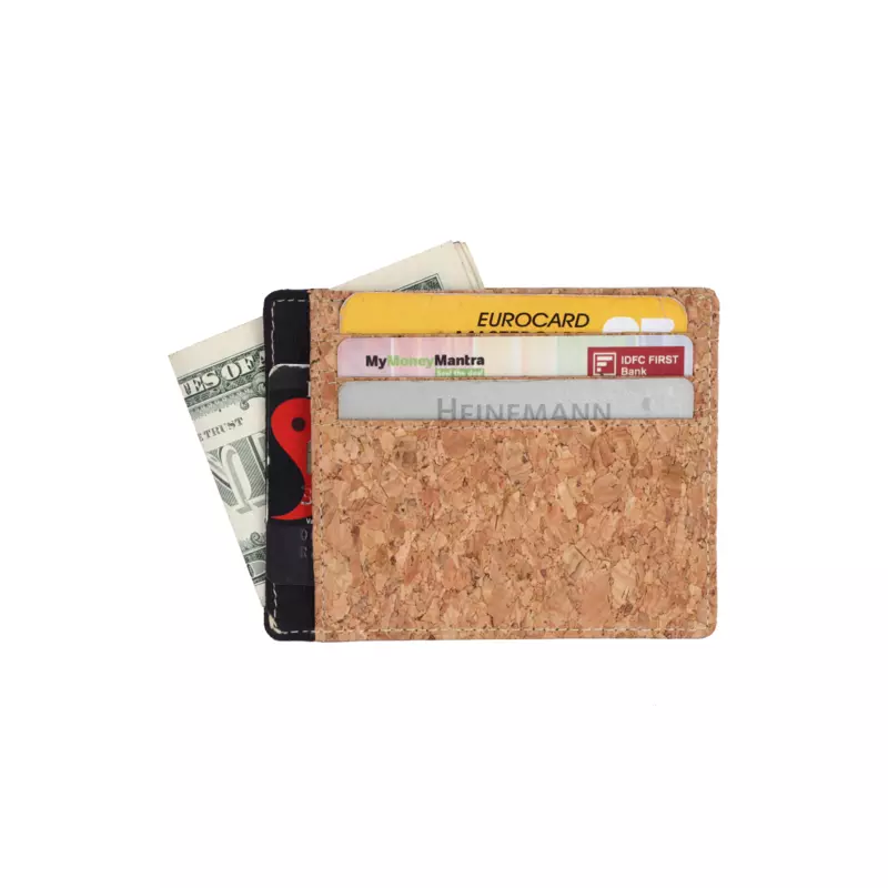 CORK & CANVAS CREDIT CARD HOLDER 012