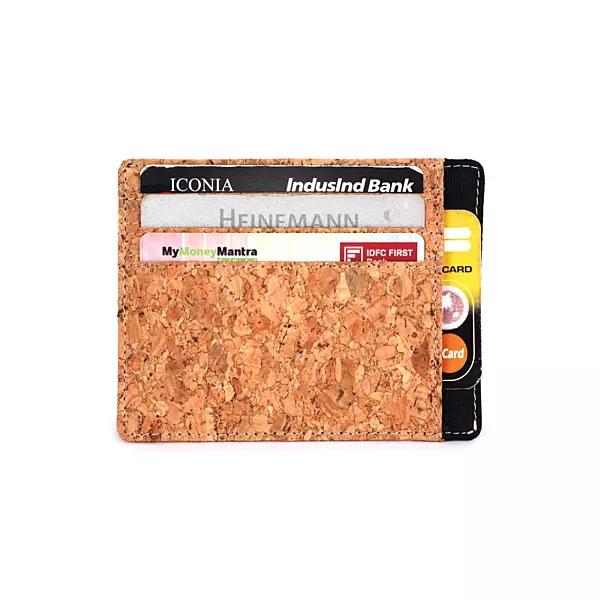 CORK & CANVAS CREDIT CARD HOLDER 012