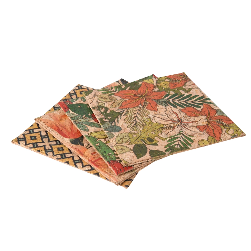 PROMOTIONAL CORK FABRIC COASTERS | PRINTED
