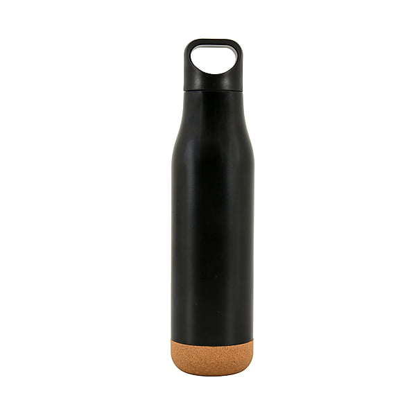 Cork Base Flask | Black