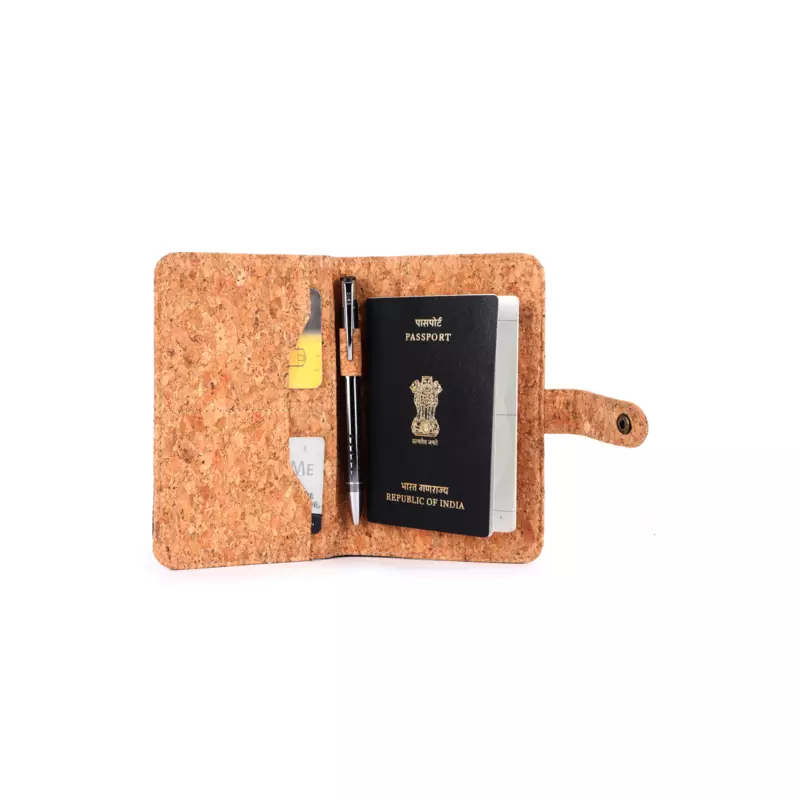 Cork & Canvas Passport Holder