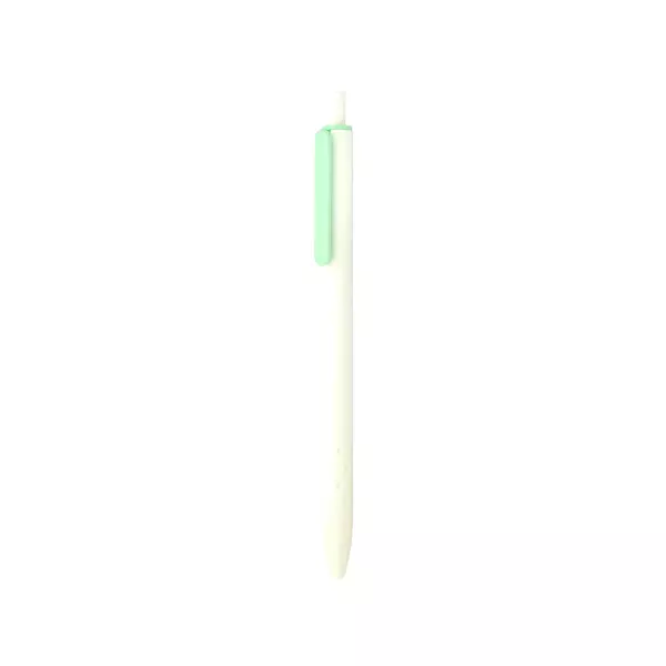 Compact Ballpoint Pen With Colored Clip