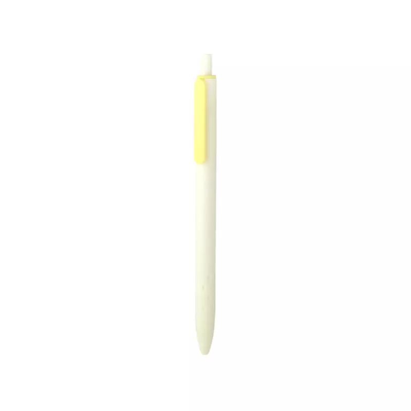Compact Ballpoint Pen With Colored Clip