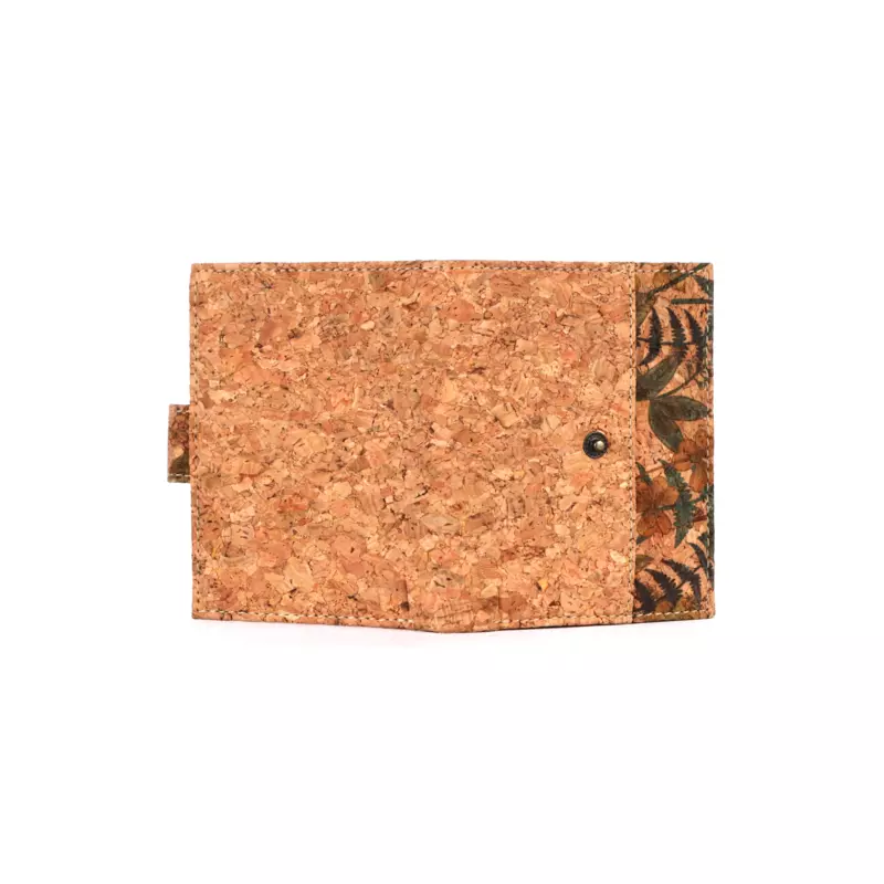 Printed Cork & Canvas Wallet