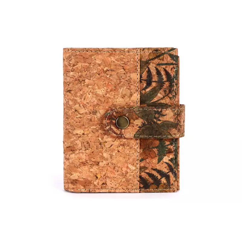 Printed Cork & Canvas Wallet