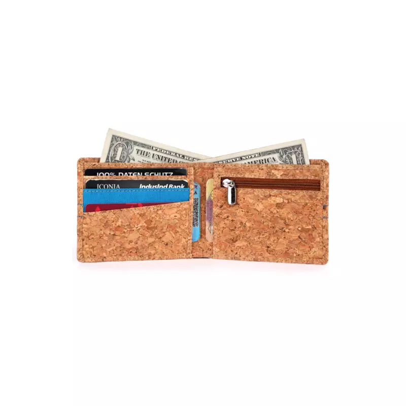 COR WALLET BLUE STITCH