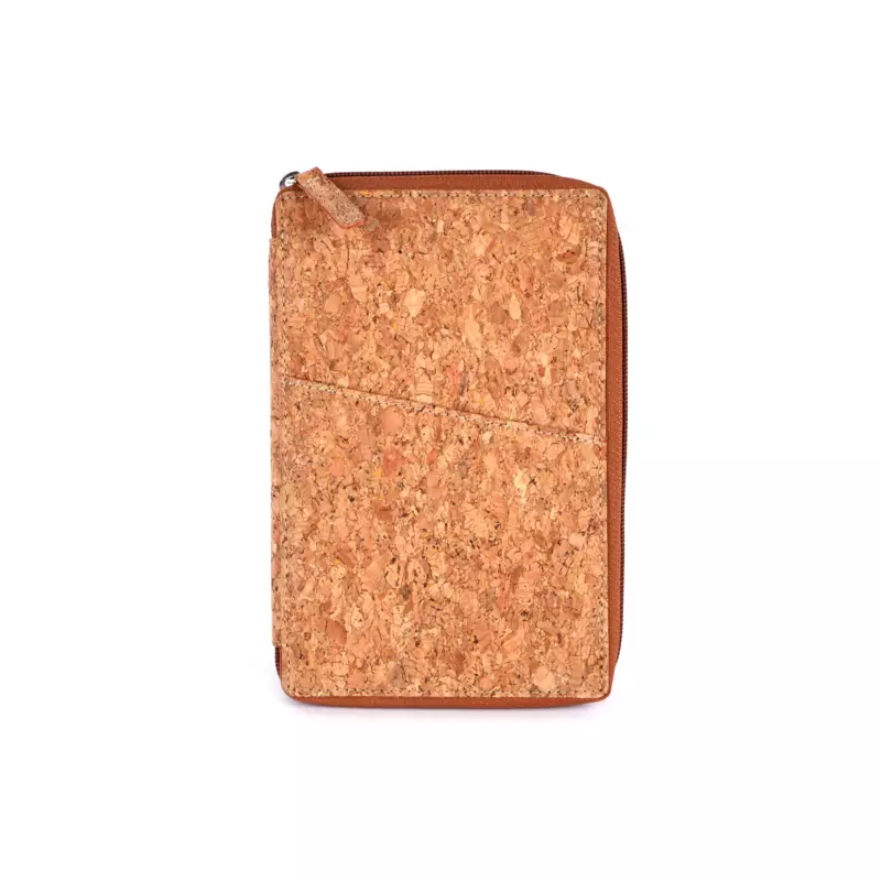 Cork Zipper Passport Holder