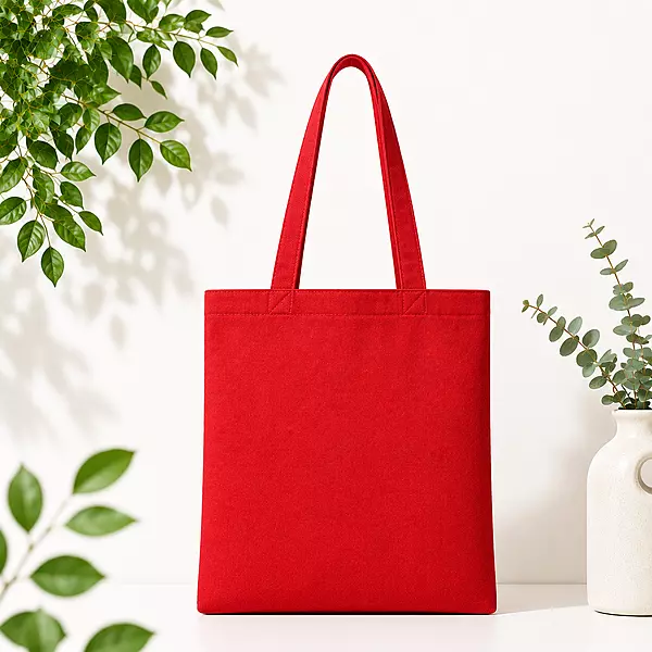 RED CANVAS BAGS FOR PROMOTIONS